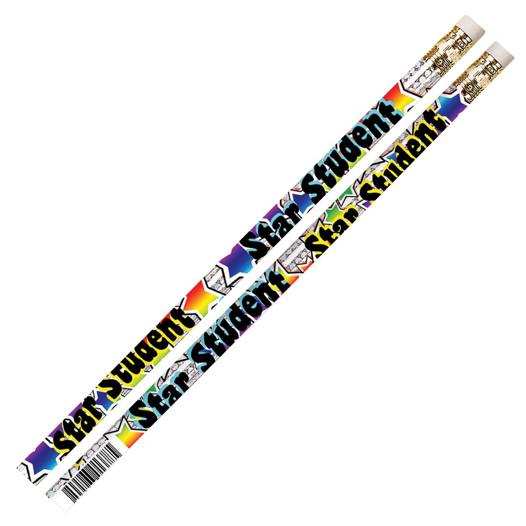 12ct Star Student Pizazz Pencils