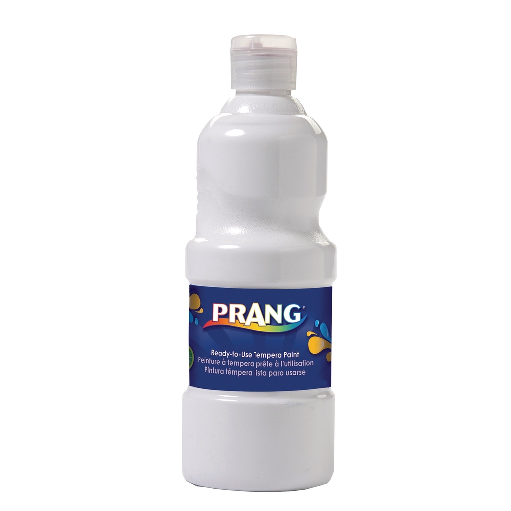 White 16oz Prang Ready to Use Tempera Paint