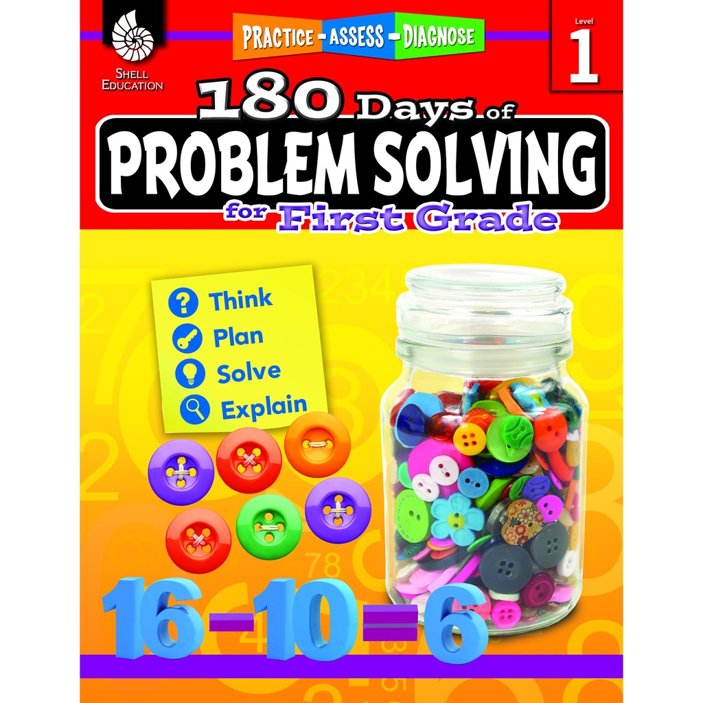 180 Days of Problem Solving for First Grade