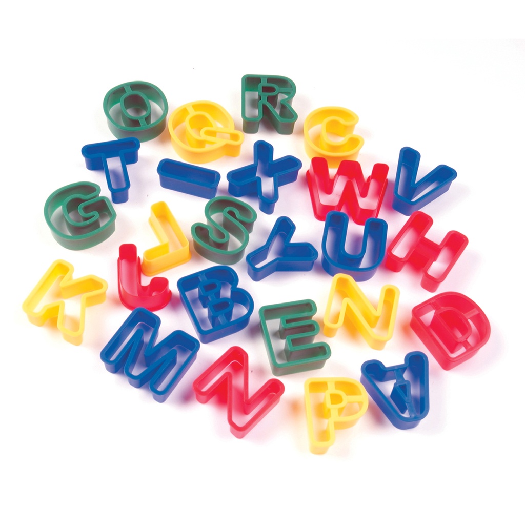 26ct Capital Letters Dough Cutters