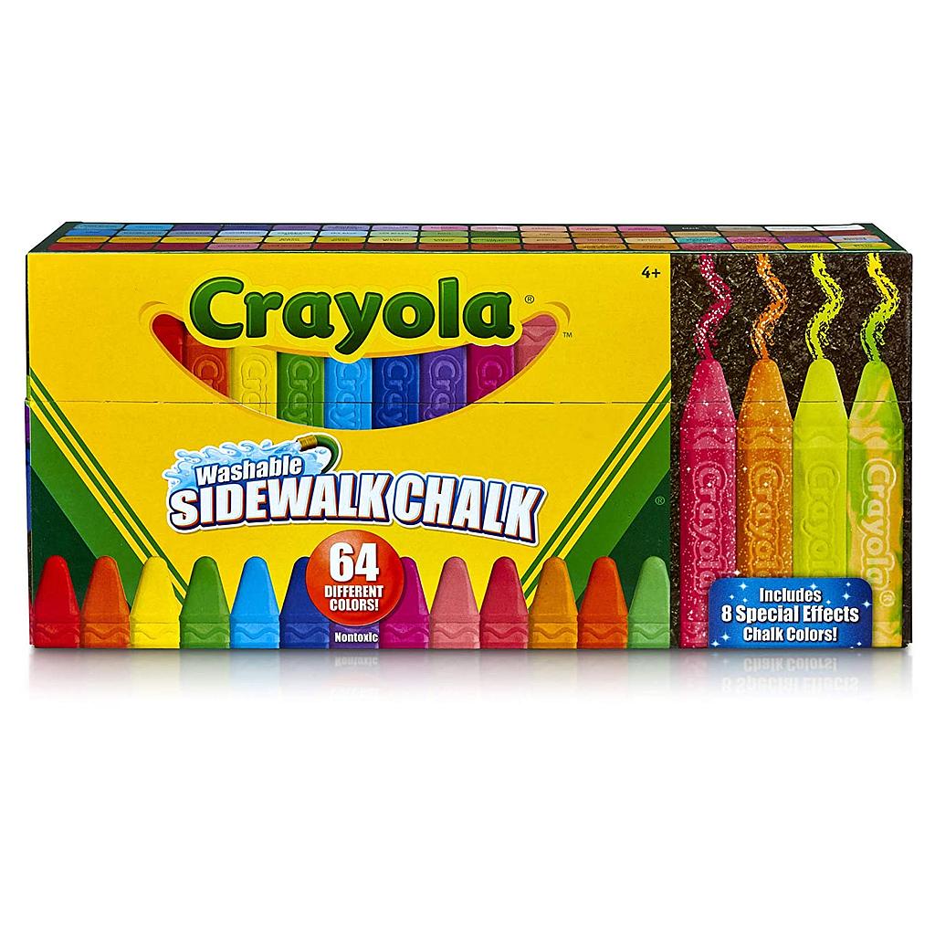 64ct Crayola Sidewalk Chalk