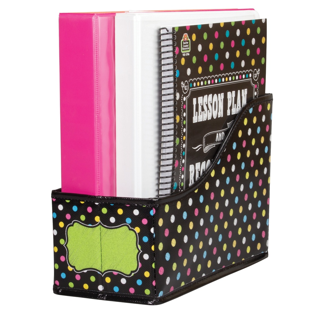 Chalkboard Brights Book Bin