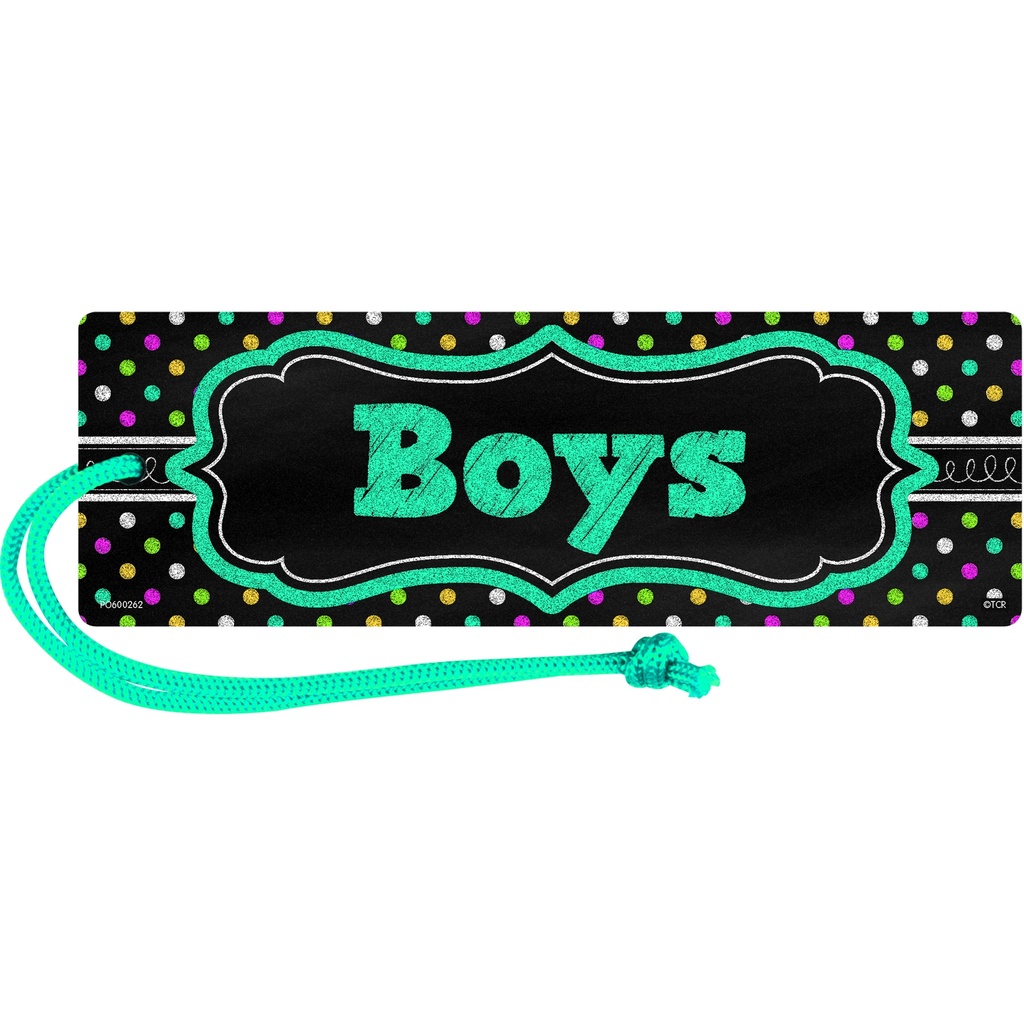 Chalkboard Brights Magnetic Boys Pass