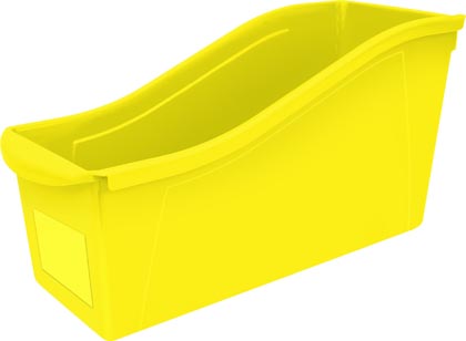 Large Book Bin Yellow