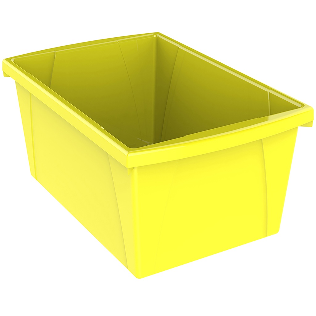 Medium Classroom Storage Bin Yellow Each