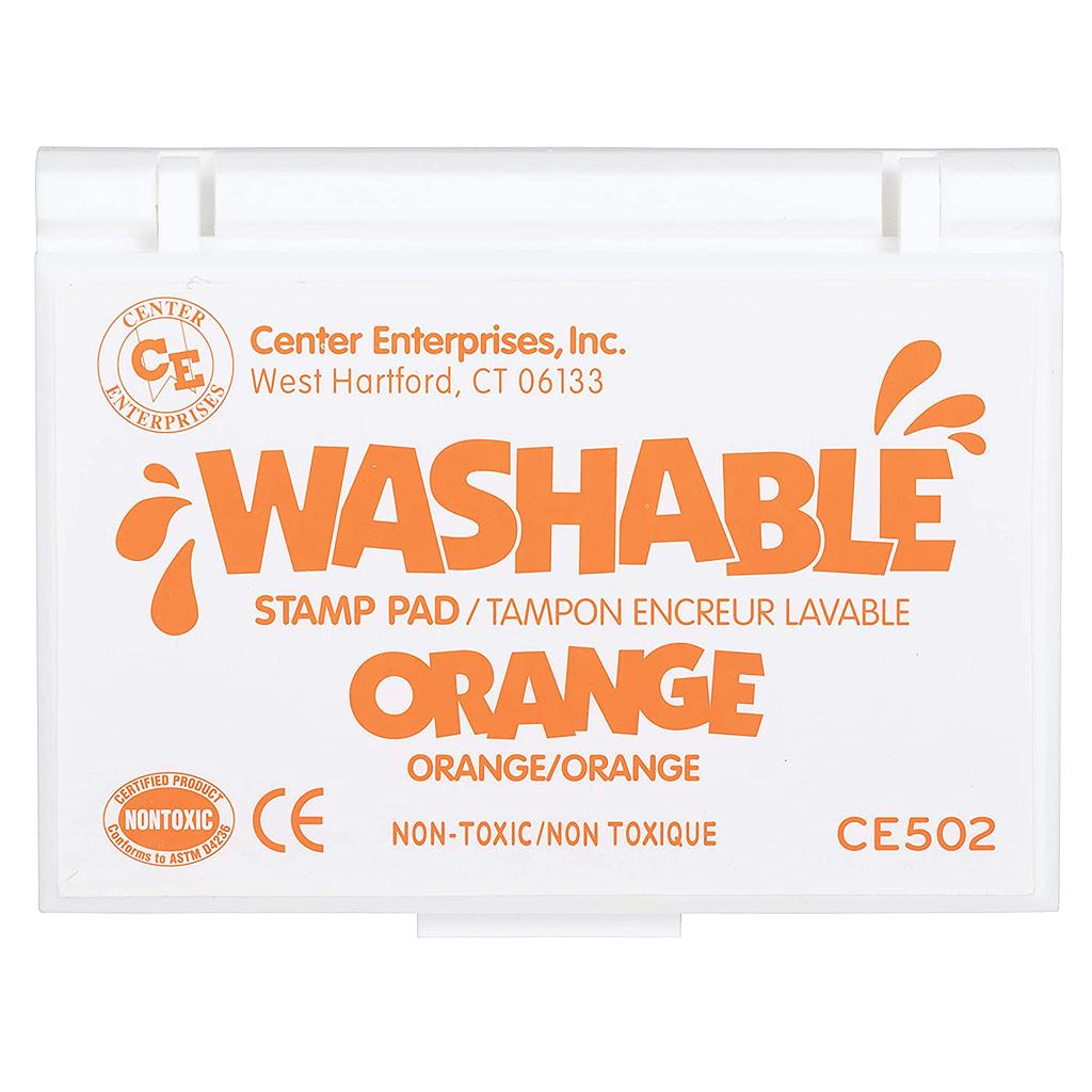 Orange Washable Stamp Pad