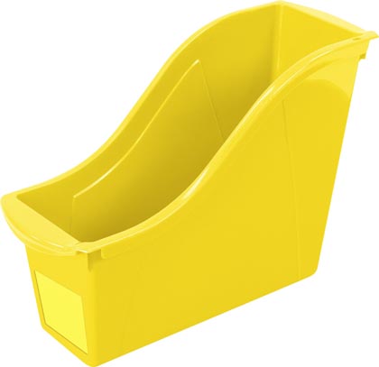 Small Book Bin Yellow