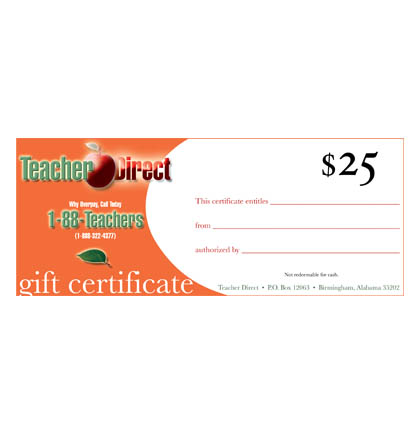 $25.00 Gift Certificate