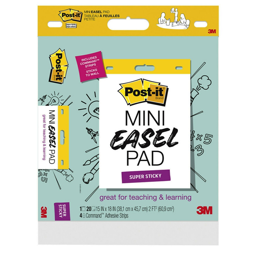 Post It Super Sticky Mini Easel Pad