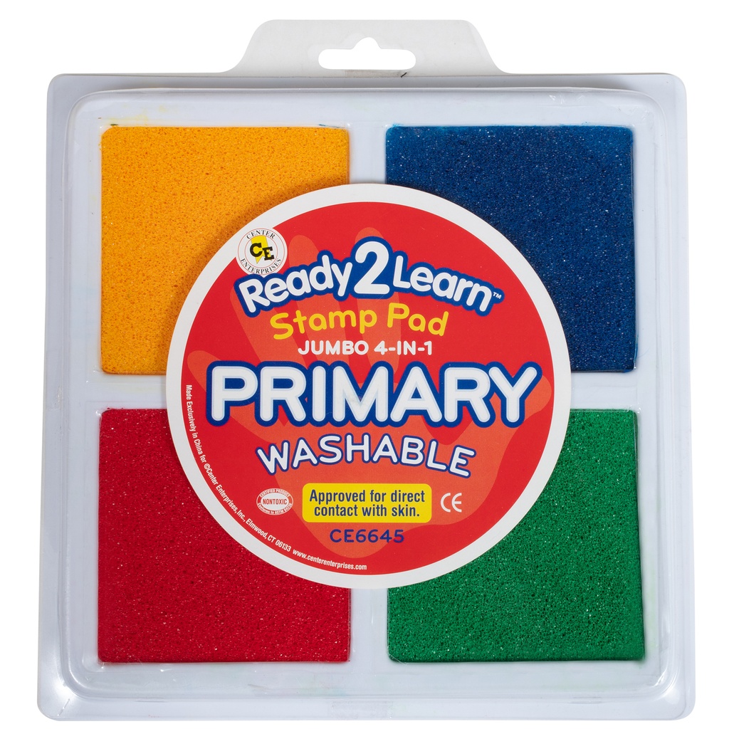 Ready2Learn Primary Washable Jumbo Square Stamp Pad