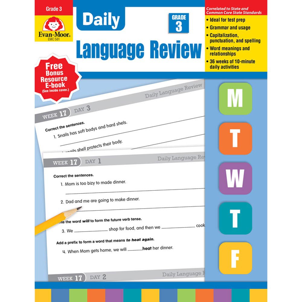 Daily Language Review Grade 3           Each