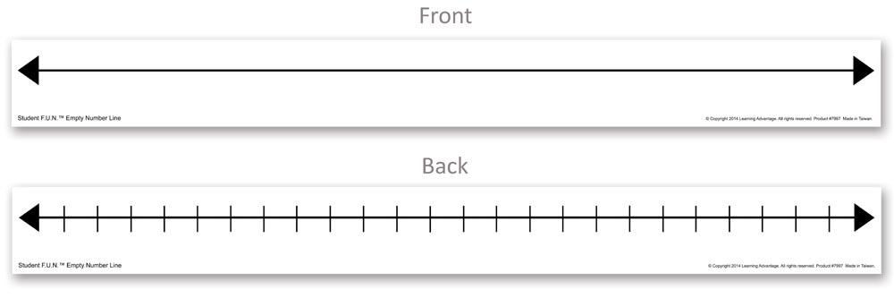 Student FUN Empty Number Lines