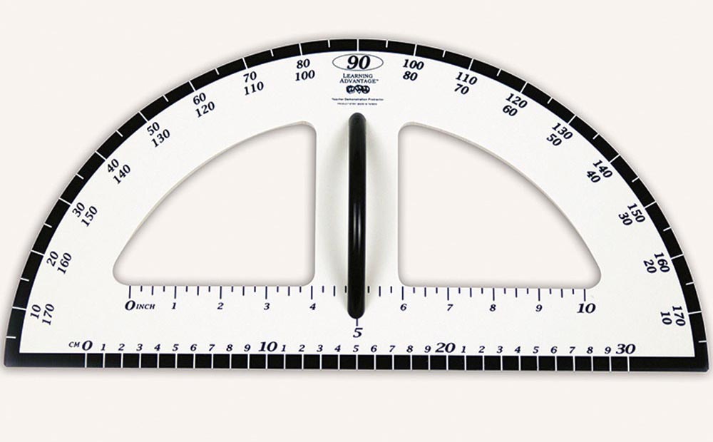 Dry Erase Magnetic Protractor