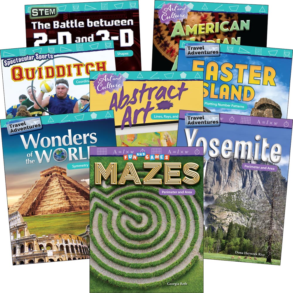 Geometry: Grades 4-5 (8-Book Set)