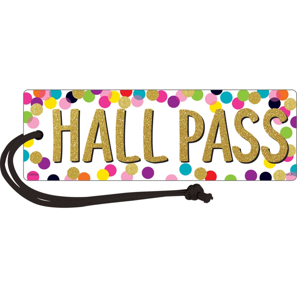 Confetti Hall Pass