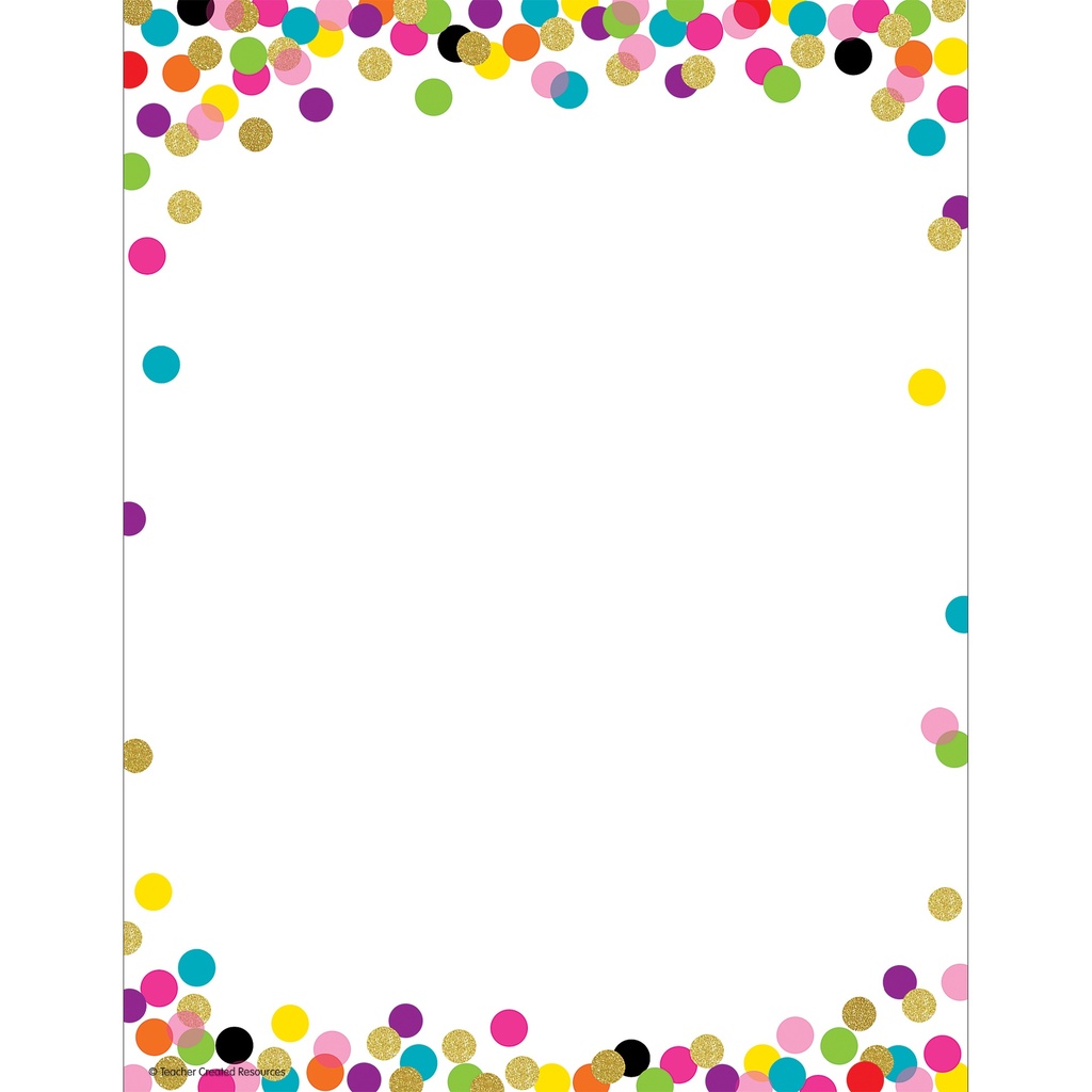 50ct Confetti Computer Paper