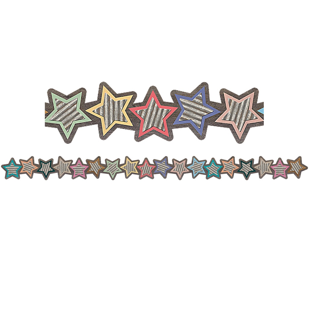 Home Sweet Classroom Stars Die Cut Border Trim