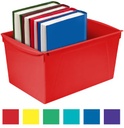 Wide Book Bin Assorted Color Set of 6