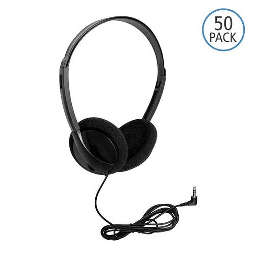 Personal Economical Headphones 50 Pack