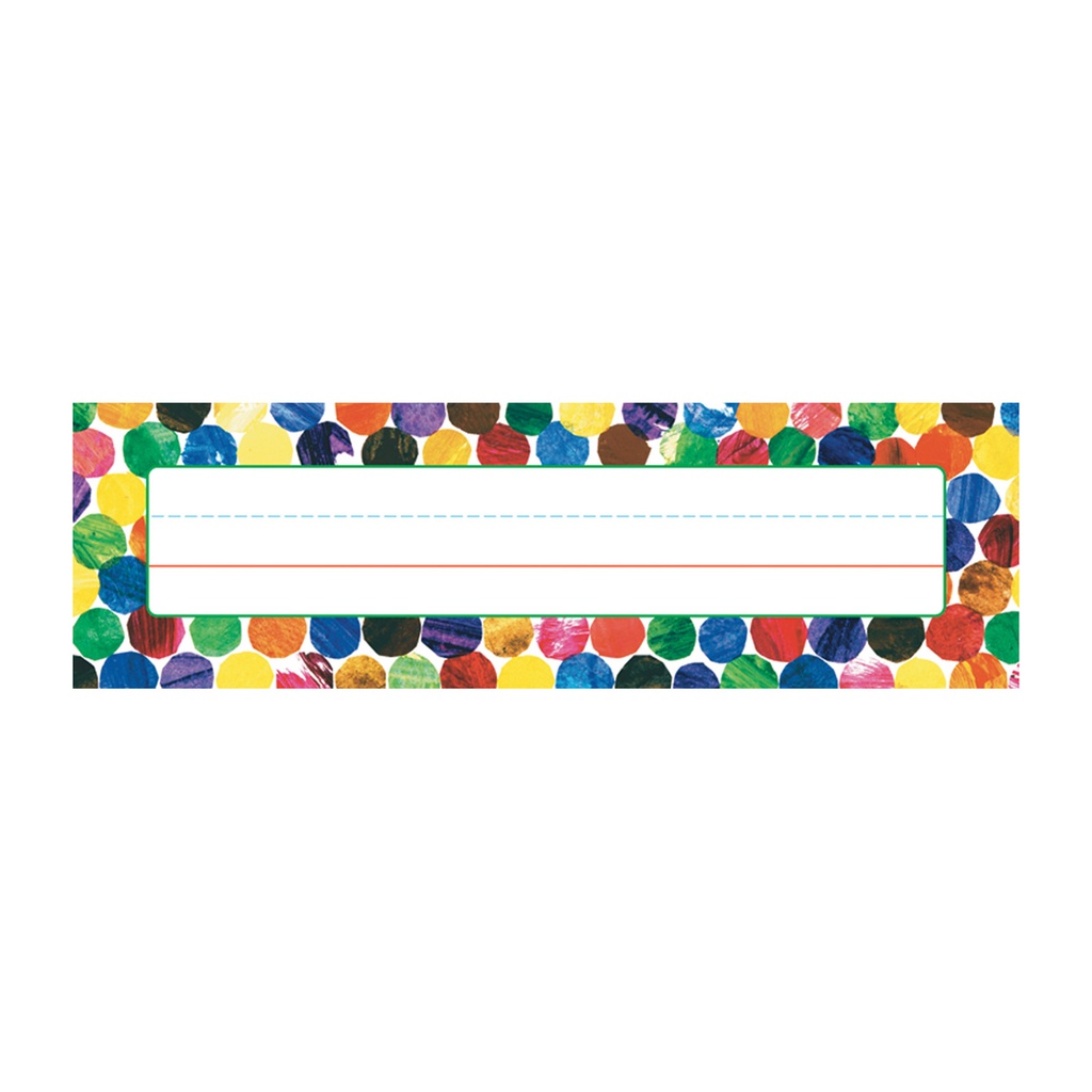 Eric Carle Dots Desk Nameplates