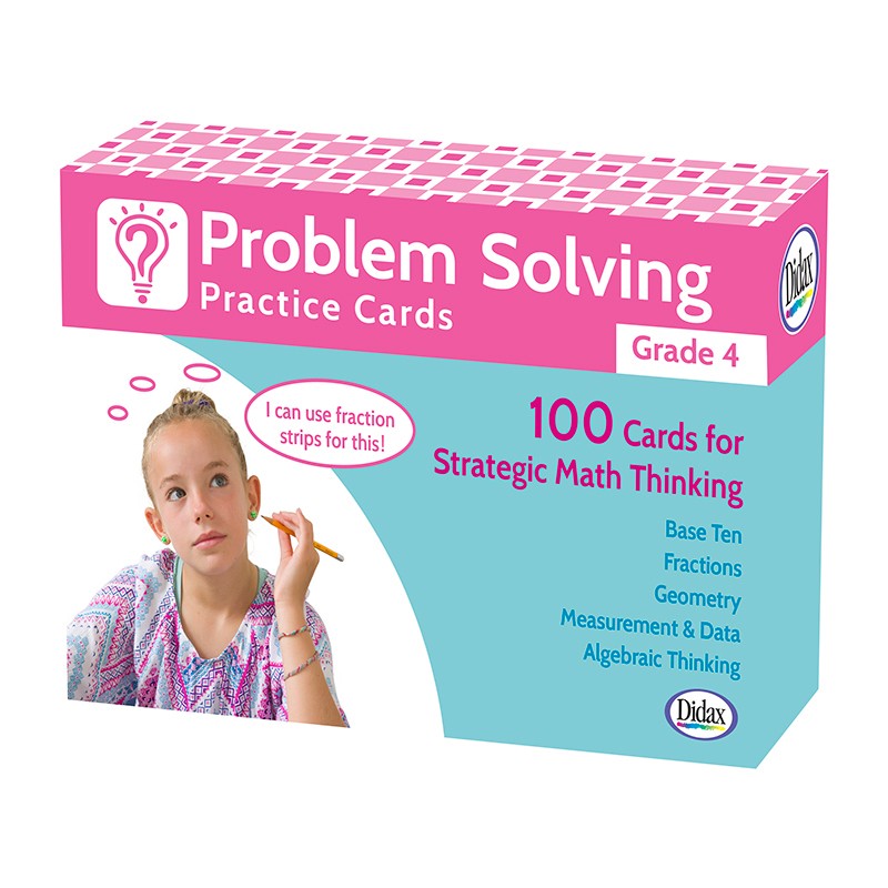 Problem Solving Practice Cards Grade 4