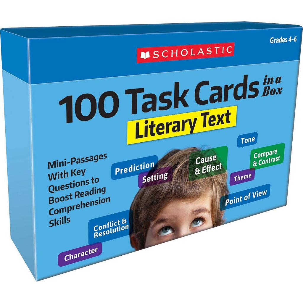 100 Task Cards in a Box: Literary Text