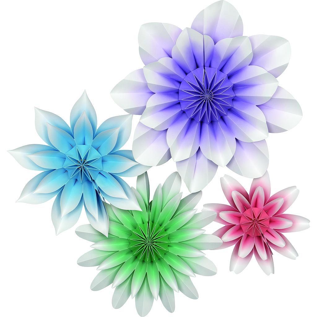 Floral Bloom Paper Flowers