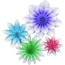 Floral Bloom Paper Flowers