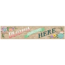 Rustic Bloom Dreams Grow Here Banner Bulletin Board Set