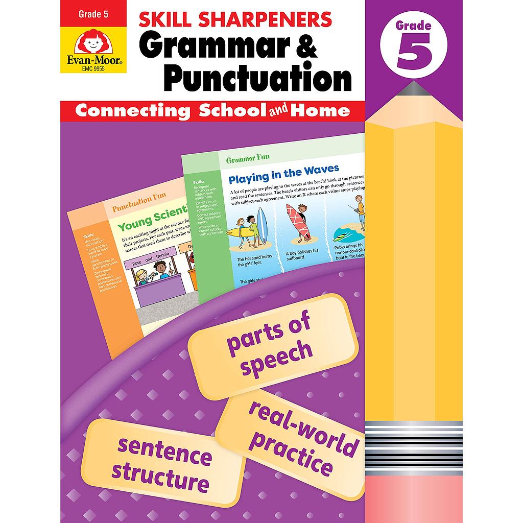 Skill Sharpeners Grammar and Punctuation Grade 5 Activity Book