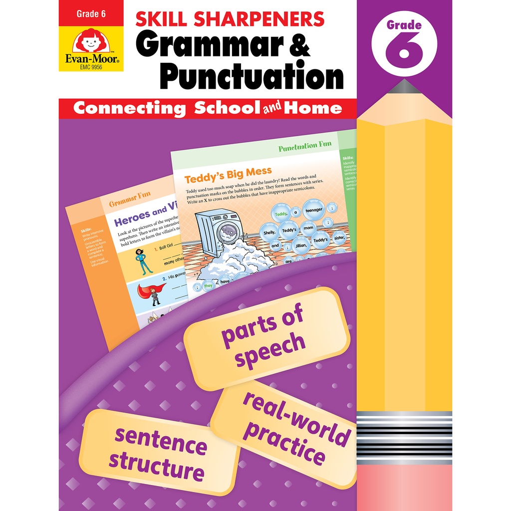 Skill Sharpeners Grammar and Punctuation Grade 6 Activity Book