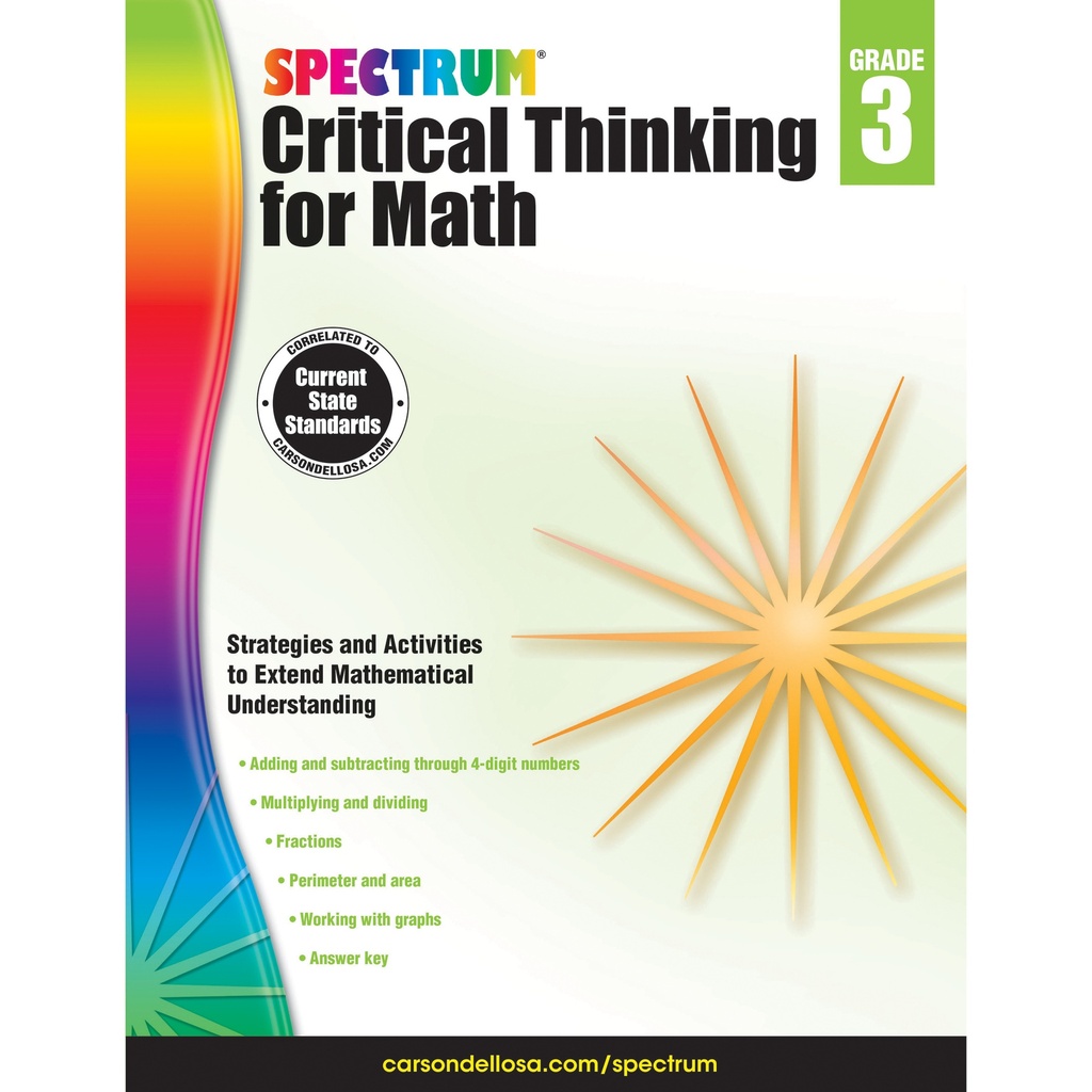 Spectrum Critical Thinking For Math Gr 3