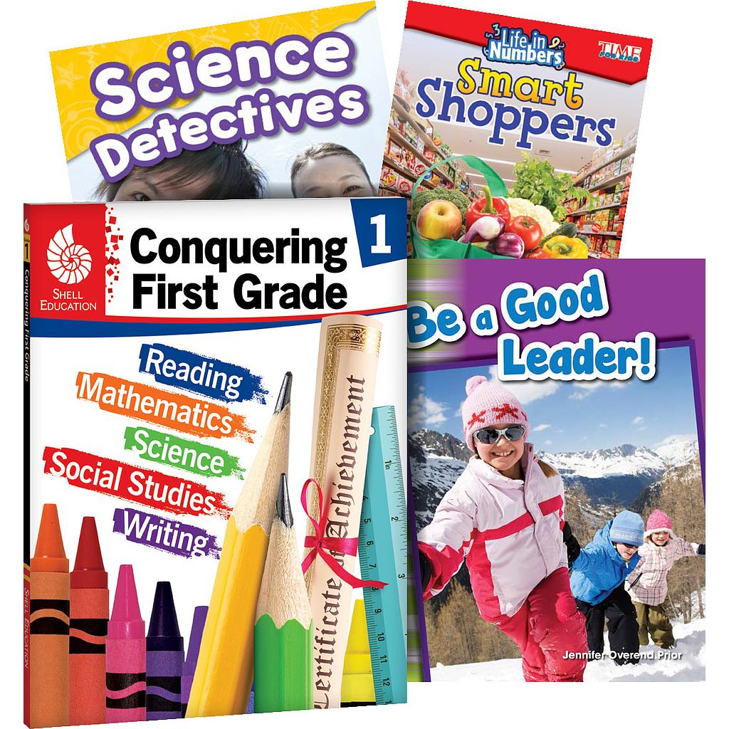 Conquering First Grade 4 Book Set