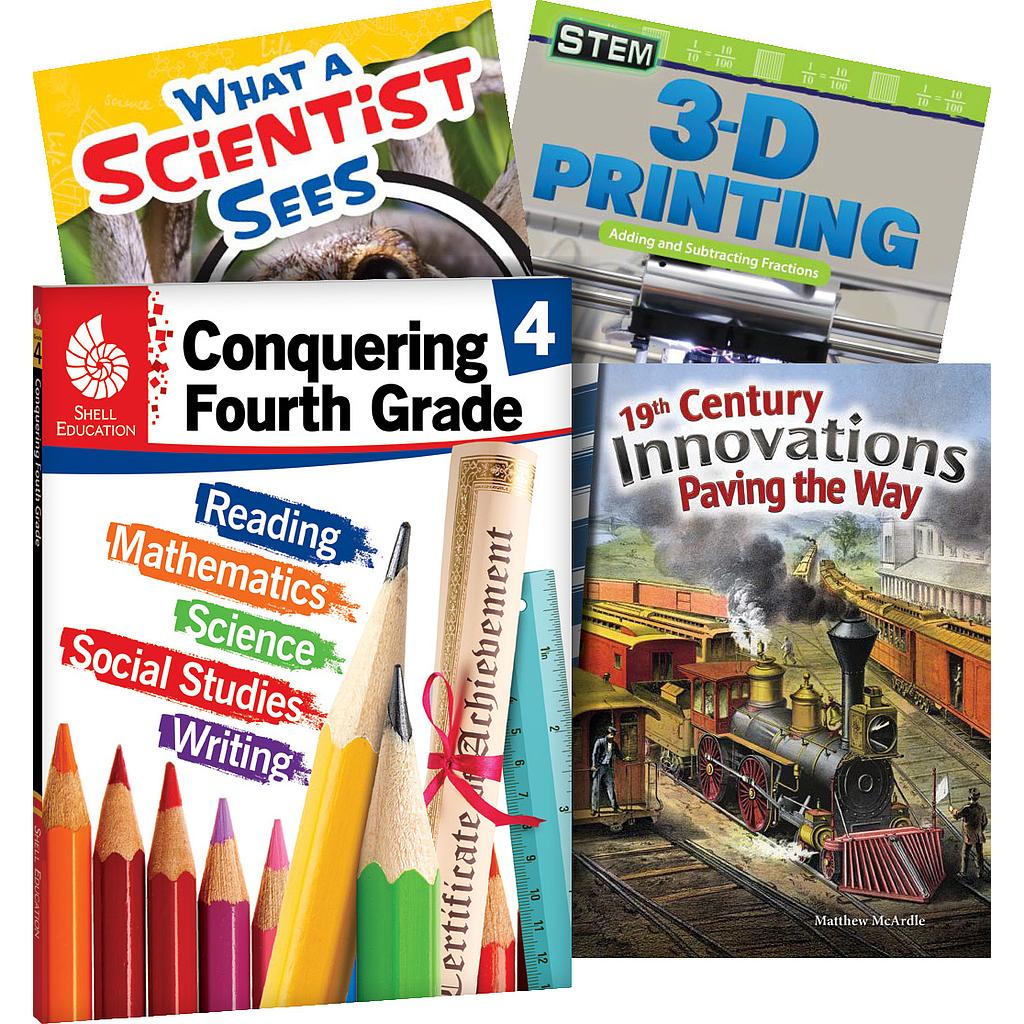 Conquering Fourth Grade, 4-Book Set