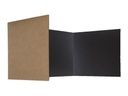 24ct Black 12" Corrugated Paper Study Carrel