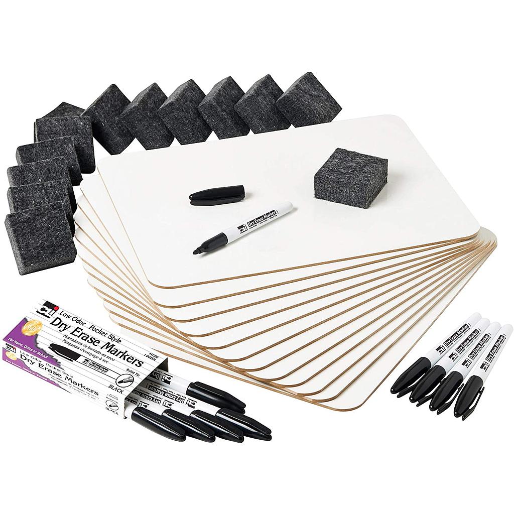 12ct Dry Erase Lapboard Classpack