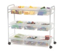 Clear STEM Storage Cart