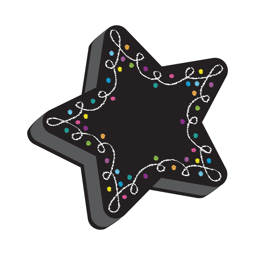 Magnetic Whiteboard Eraser Star Chalk Loop Pattern