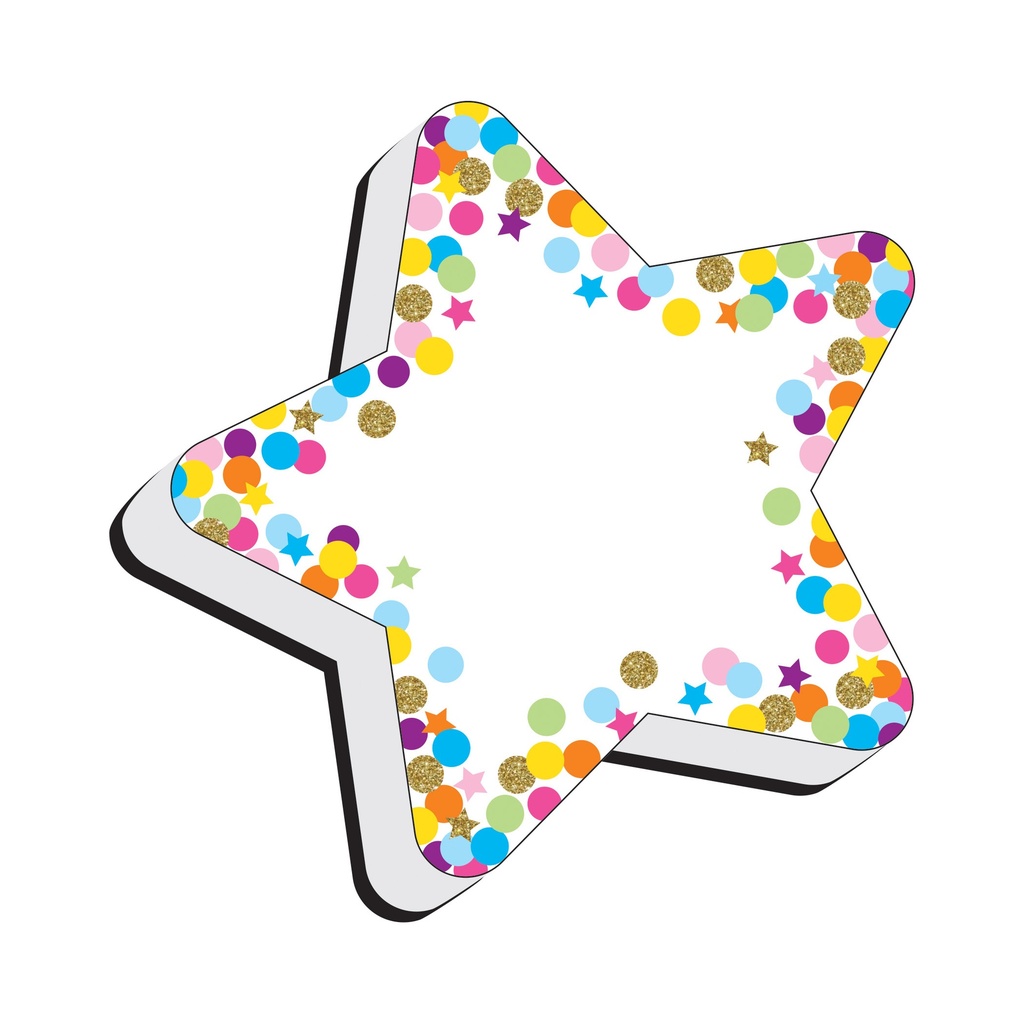 Confetti Star Whiteboard Eraser