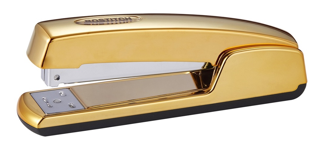 B5000 Professional Executive Stapler with Gold Chrome Finish