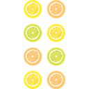 Lemon Zest Mini Stickers