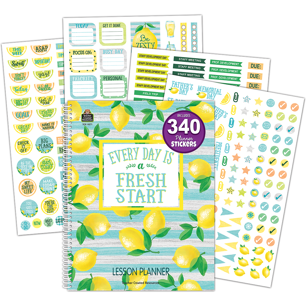 Lemon Zest Lesson Planner