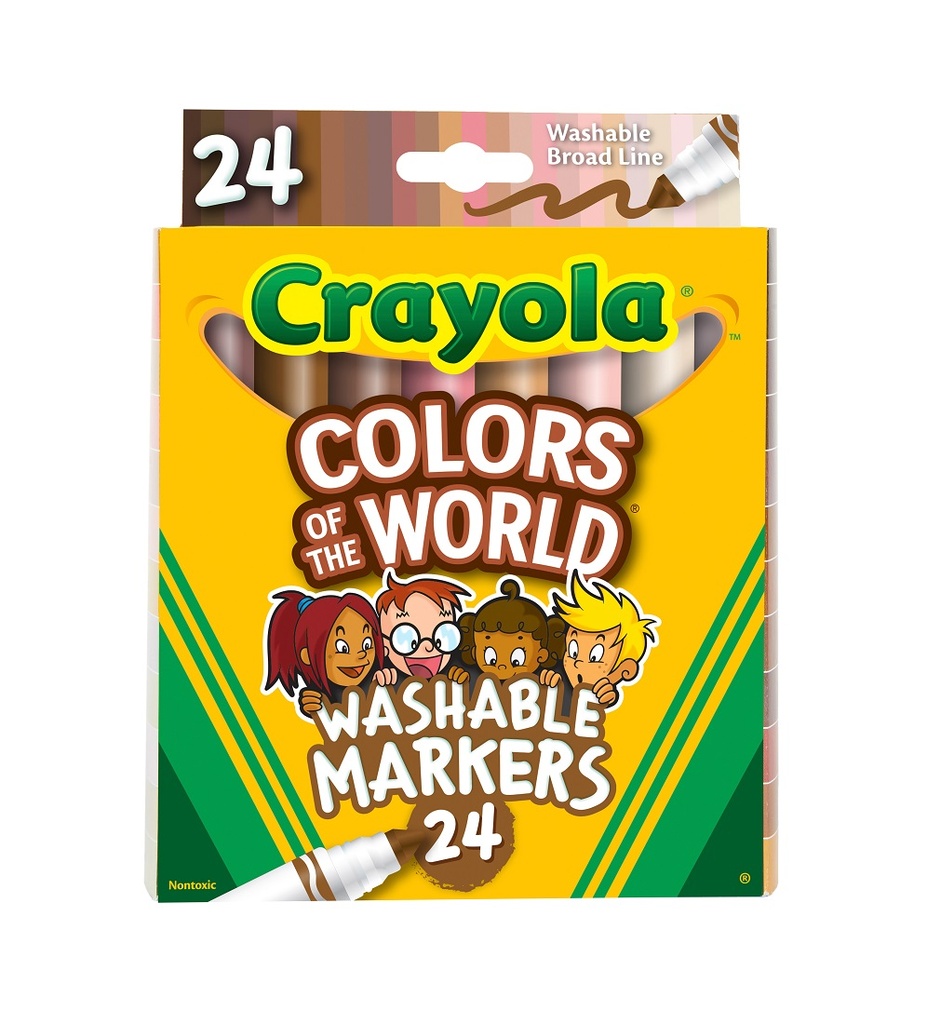 24ct Crayola Colors of the World Markers