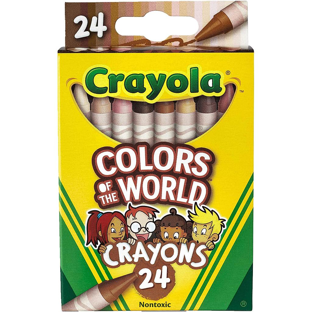 Crayola Colors of the World 24ct Crayons