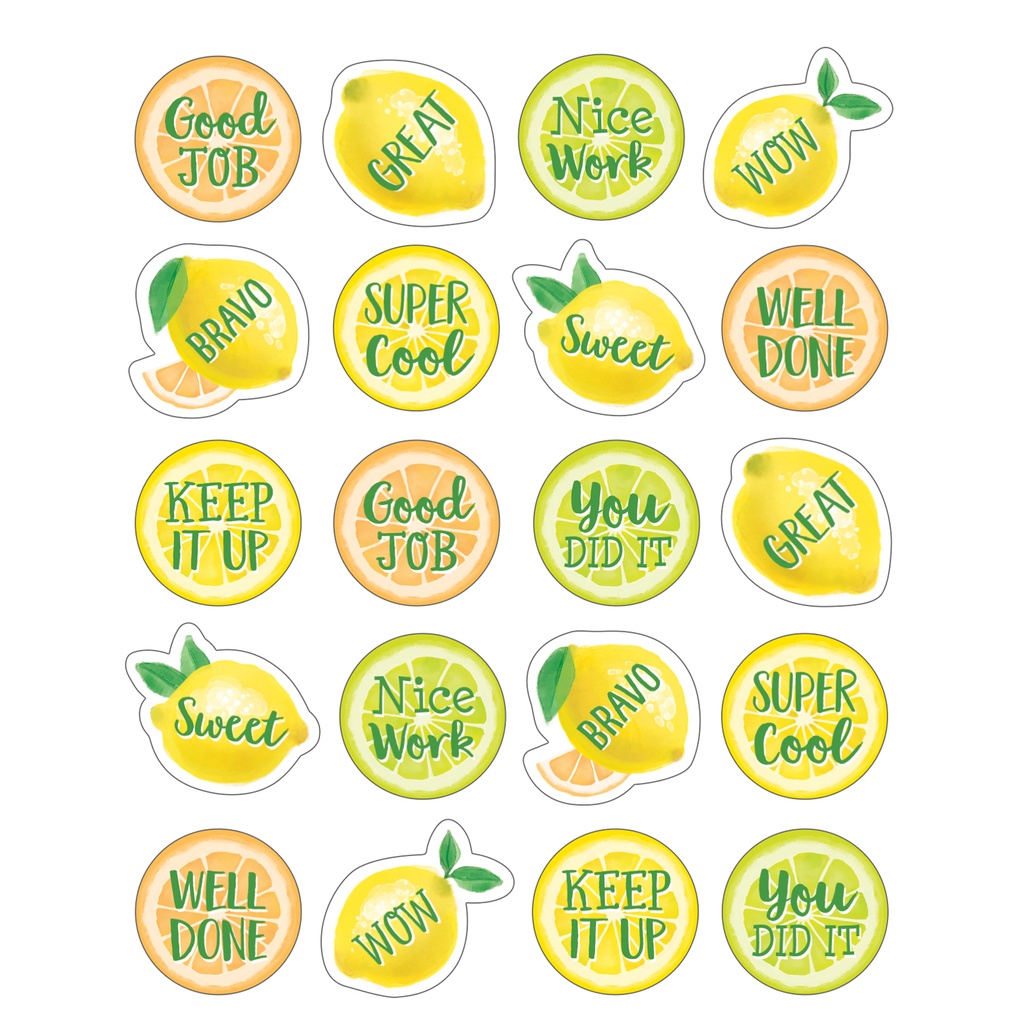 Lemon Zest Stickers