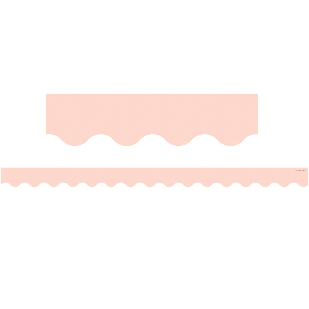 Blush Scalloped Border Trim