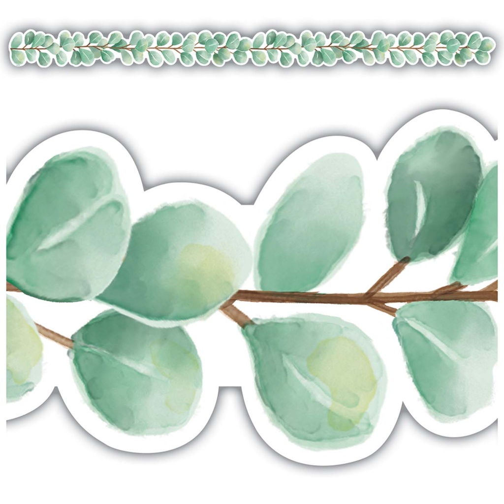 Eucalyptus Die-Cut Border Trim