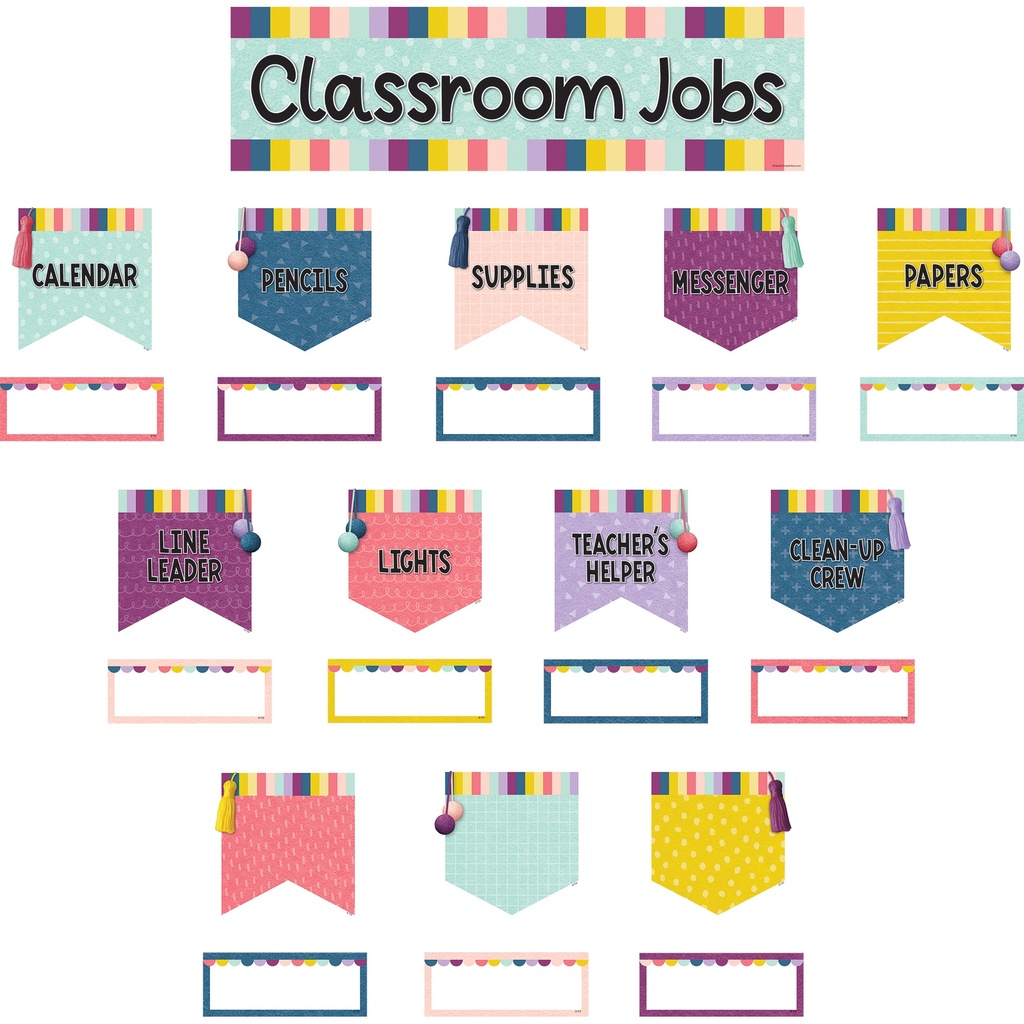 Oh Happy Day Classroom Jobs Mini Bulletin Board