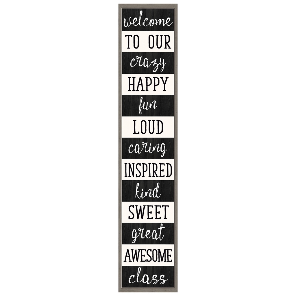 Modern Farmhouse Welcome to Our Class Banner