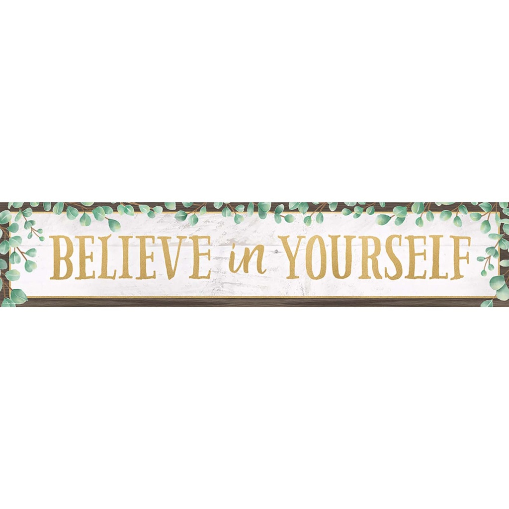 Eucalyptus Believe in Yourself Banner